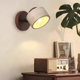 Minimalist Travertine Stone LED Wall Light